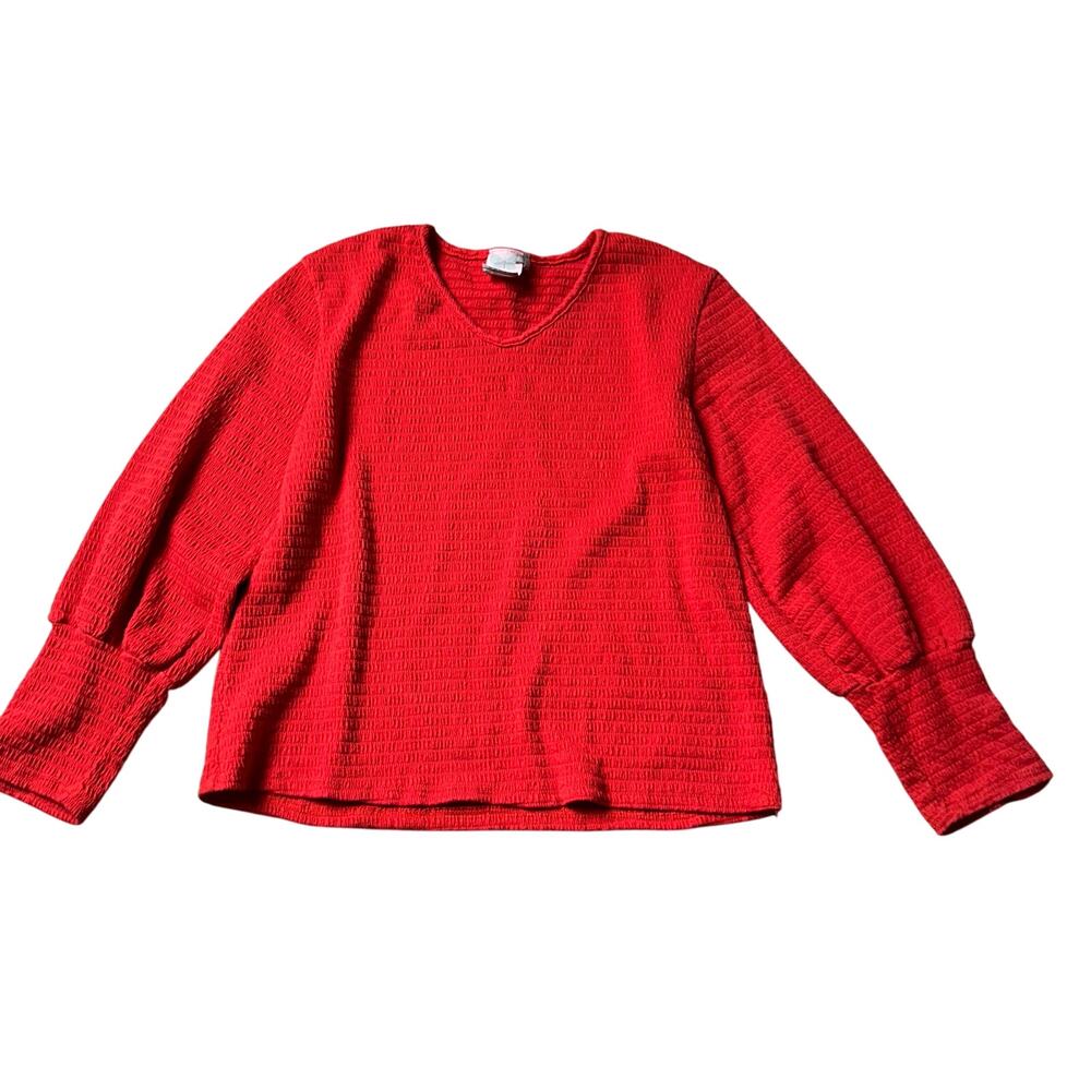Ella Moss Girls Red Christmas Sweater - Medium